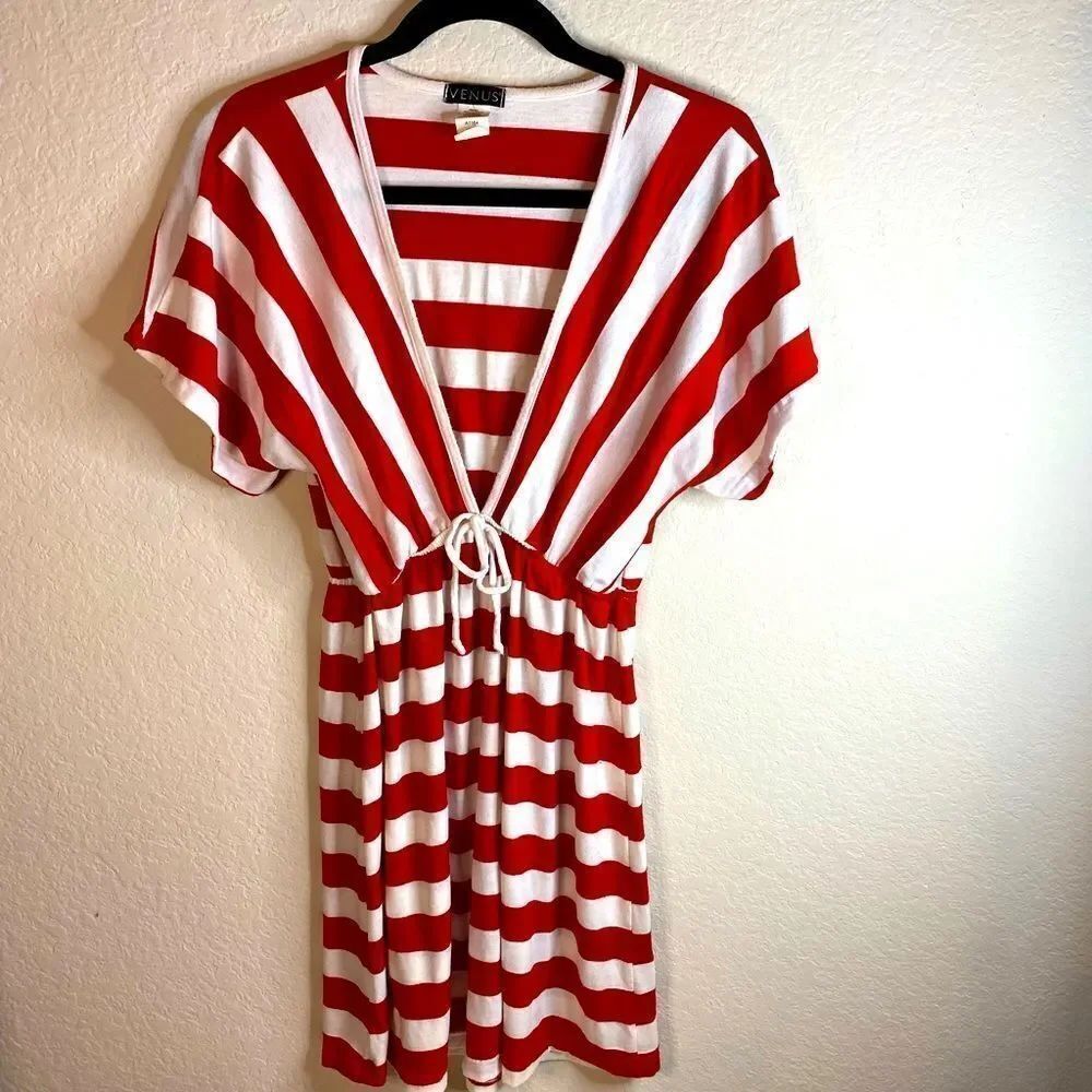 Venus Swim Tie-Waist Dress & Coverup Sz M